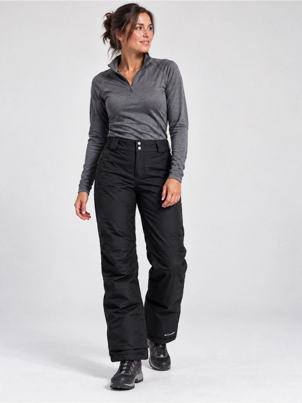 Columbia Winter Snow Pants Ski Pants Hiking Black Womens Large Outerwear